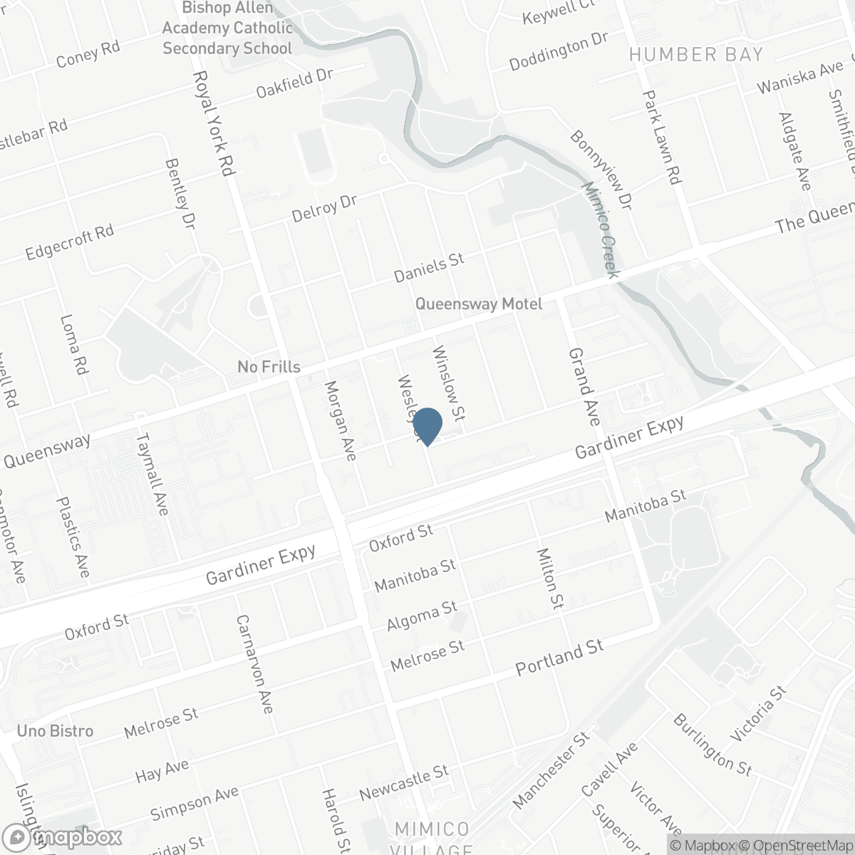 111 WESLEY STREET, Toronto, Ontario M8Y 2W9